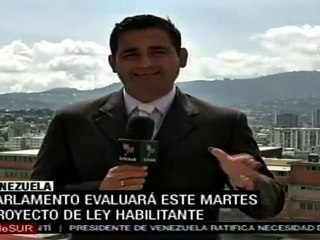 Parlamento venezolano evaluará proyecto de Ley Habilitante
