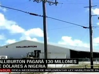 Halliburton pagará 130 millones a Nigeria