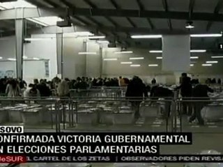 Confirmada victoria gubernamental en elecciones parlamentarias