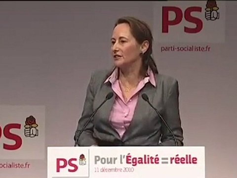 Discours de S. Royal à la conv. Egalité Réelle