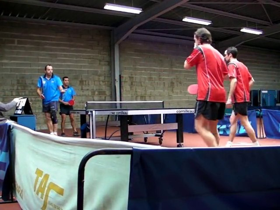 Echauffement J.P + 1 set double équipe A