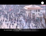 Students clashes with police in Rome - no comment