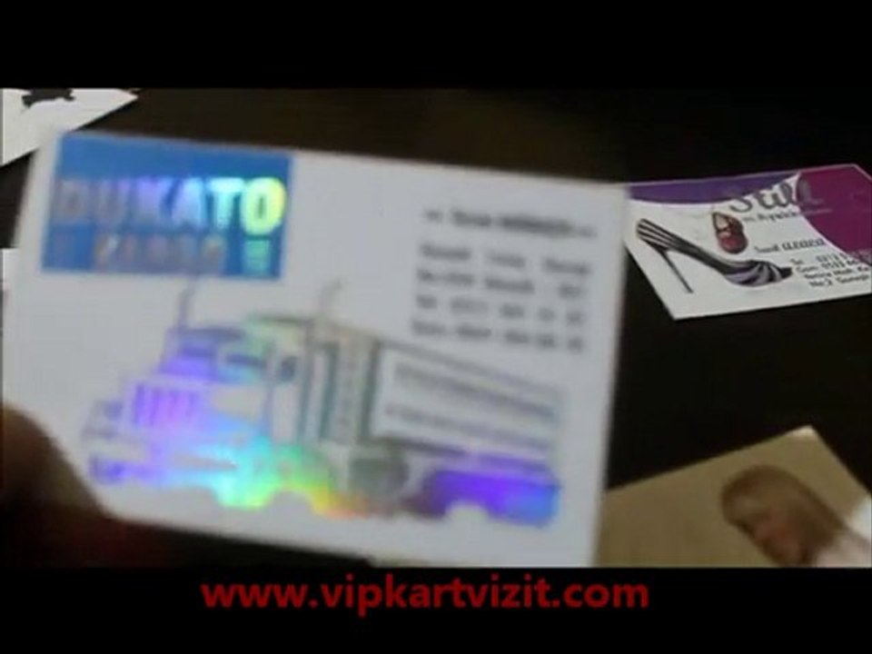 Kartvizit | Özel Hologramlı (Renk Değiştiren) Kartvizit
