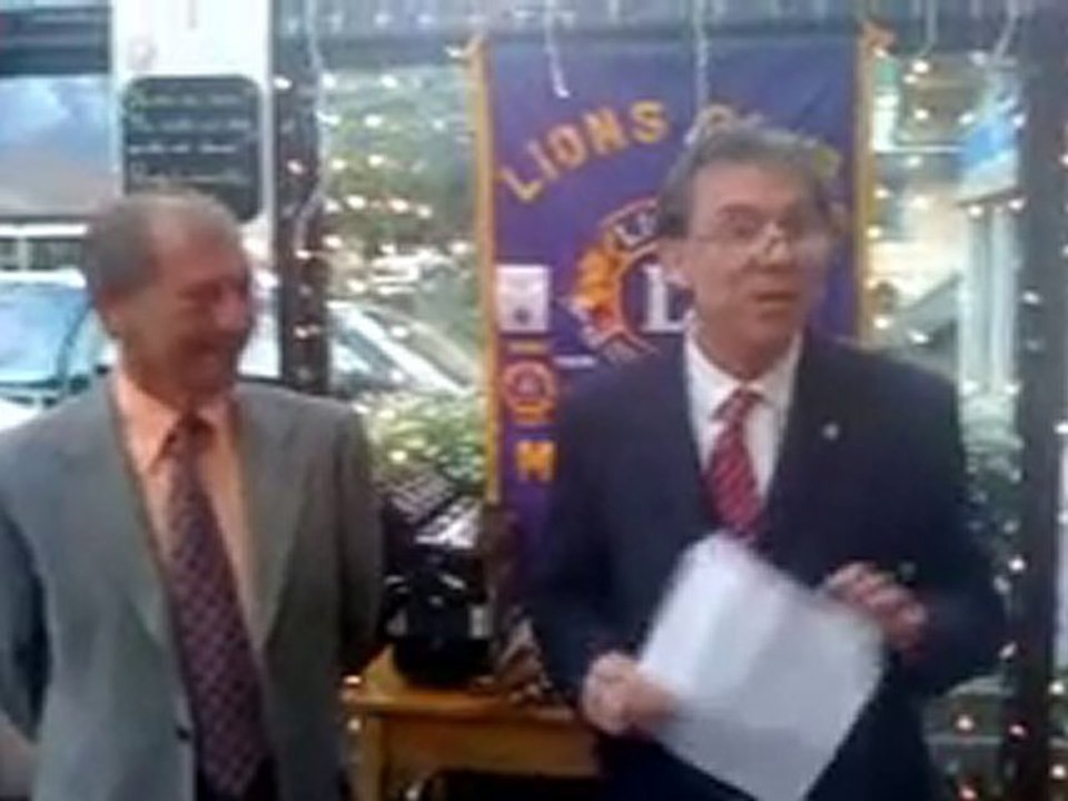 Lions Mont-Blanc : Passation de devoir 23 Juin 2010 vidéo 3