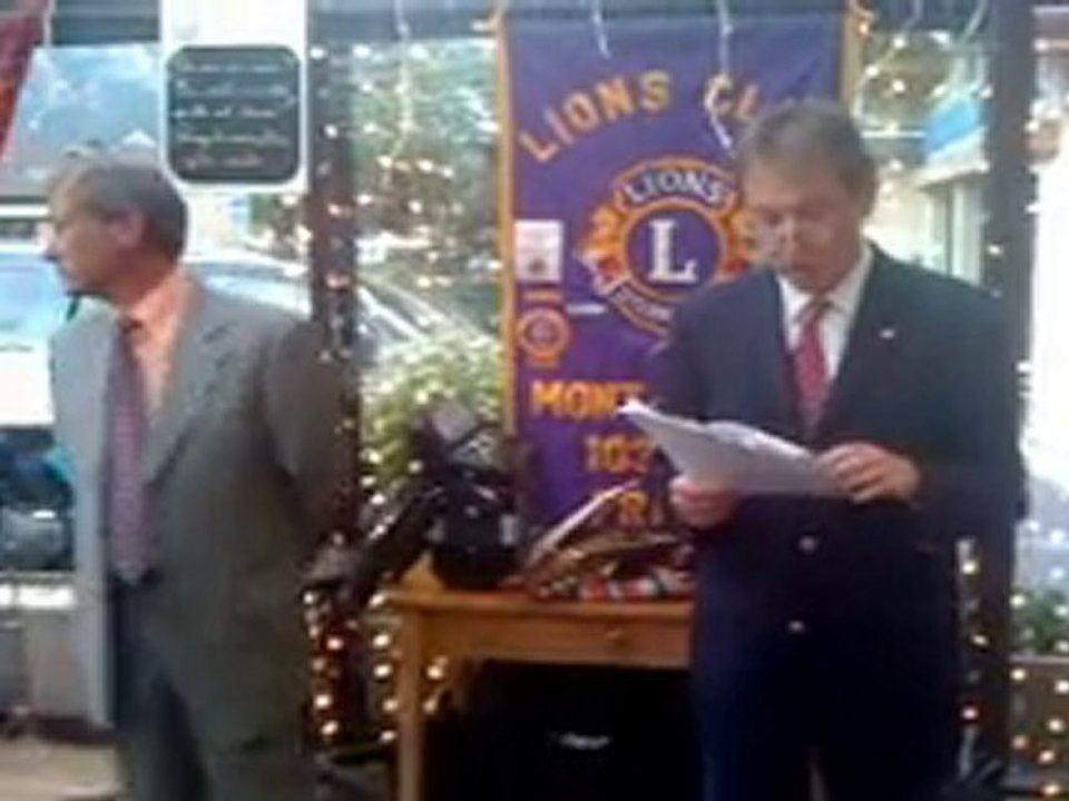 Lions Mont-Blanc : Passation de devoir 23 Juin 2010 vidéo 4