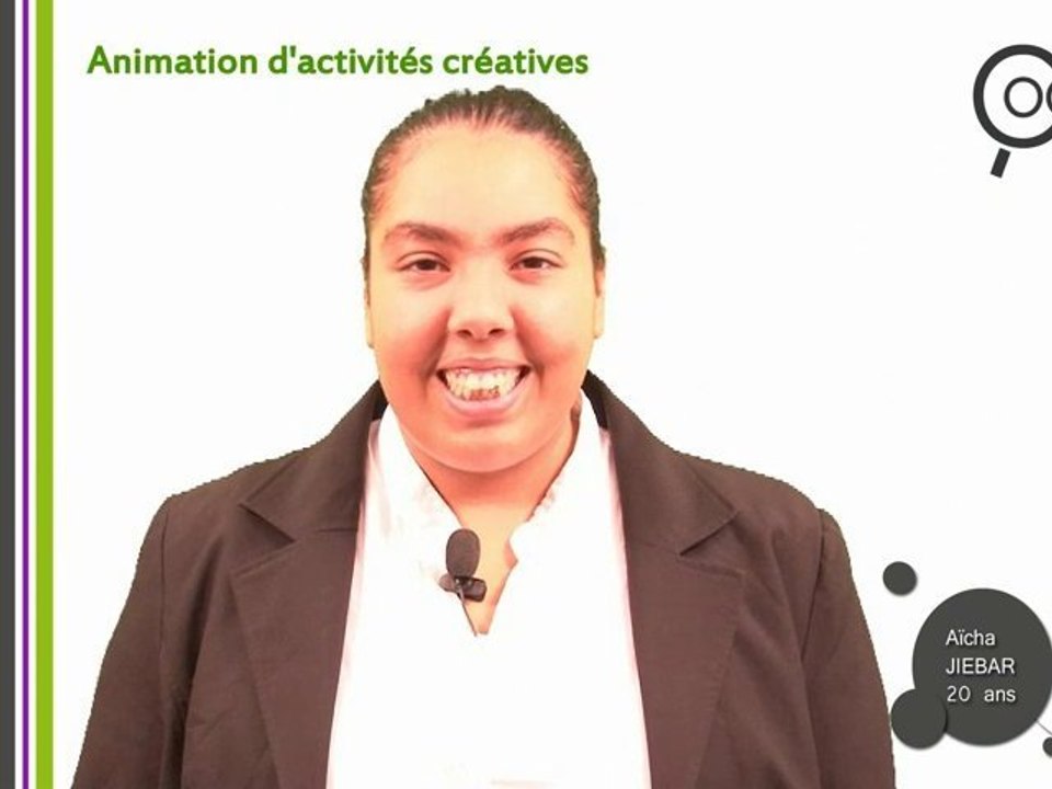 CV Vidéo - Aïcha JIEBARD - Assistante maternelle