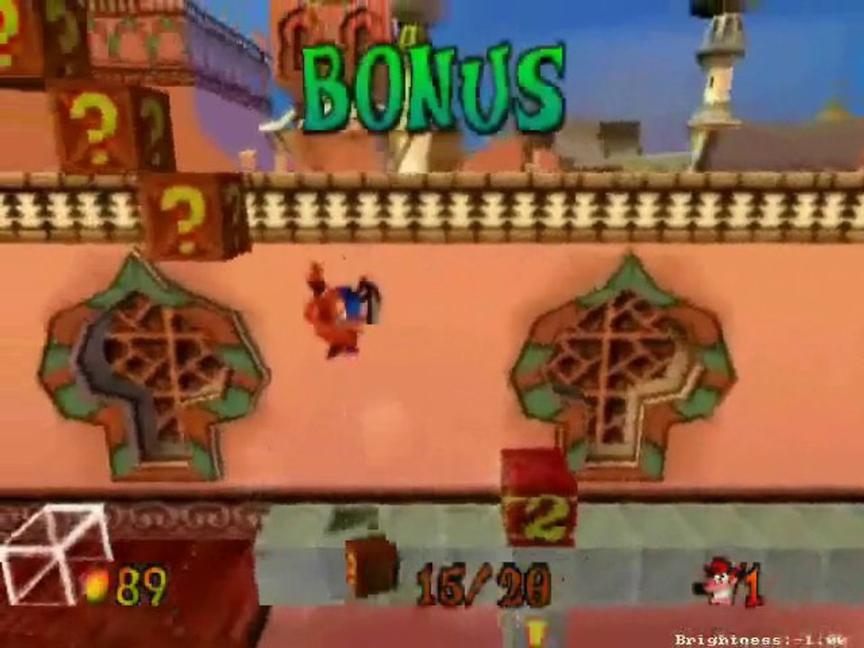 Test Crash Bandicoot 3 Warped bonus maladif 2/3