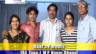 Raaz Dwivedi Topper Of Four Zone in IIT JEE 2010