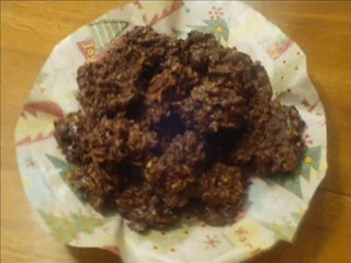 Chocoalte peanut butter No Bake Cookies