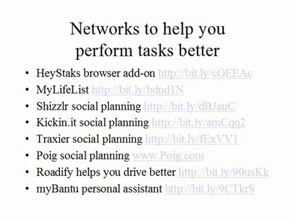 Social Networking Startups - Web Trends Social Networks