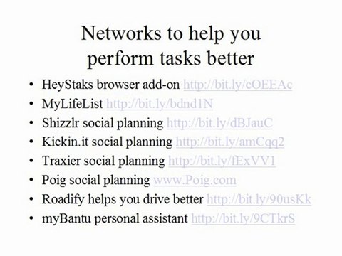 Social Networking Startups - Web Trends Social Networks