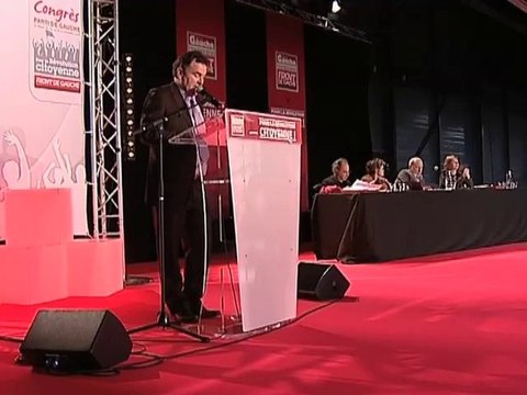 Congrès du Parti de Gauche discours de Luc Marie Faburel