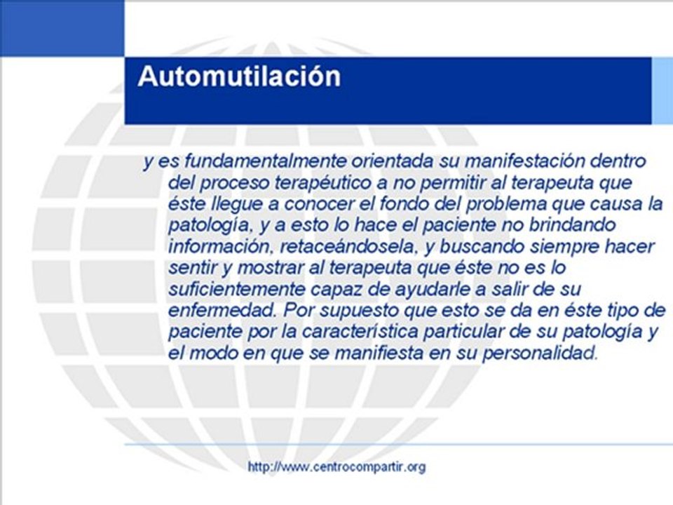 Automutilación