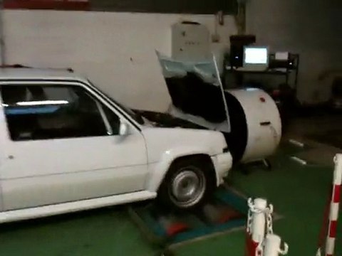 super 5 gt turbo (tire au banc)