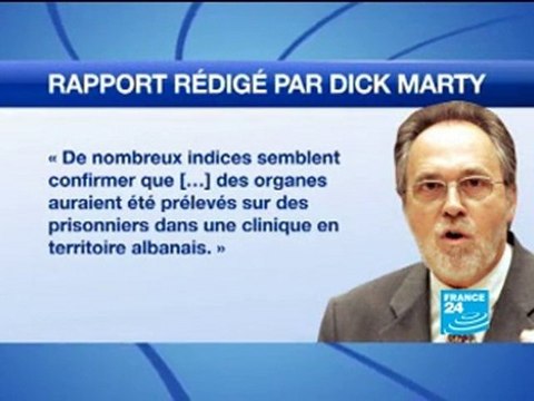 France24 - Rapport sur un trafic d'organes au Kosovo