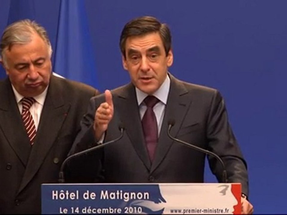 Fillon reçoit la majorité