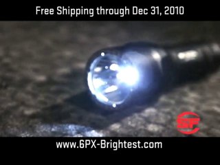 Brightest Flashlight Available – 6PX Tactical from SureFi
