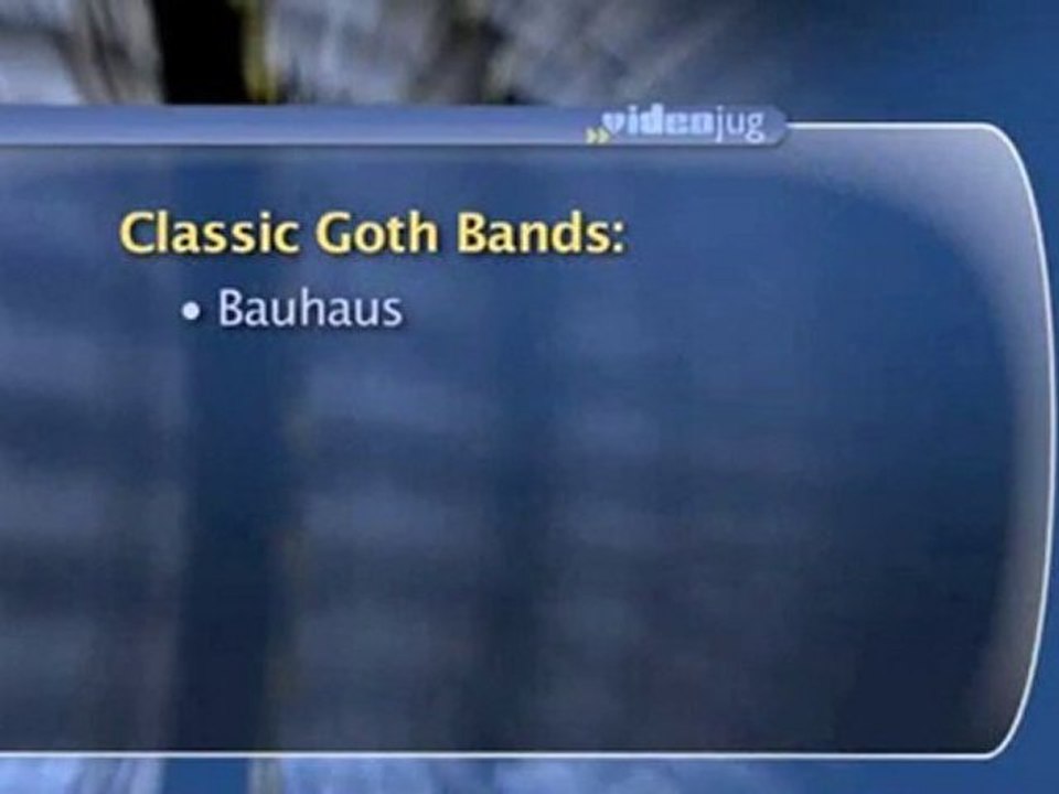 The Roots Of Goth : What role does music play in the Goth subculture?