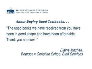 Online Books, Used Textbooks | Western Campus
