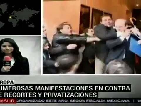 Numerosas manifestaciones en contra de recortes y privatizaciones