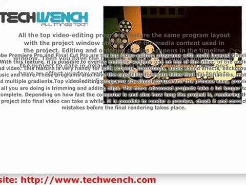 Learning about Top Video Editing Programs