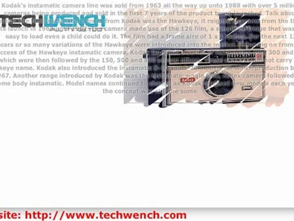 The Kodak Instamatic Camera History