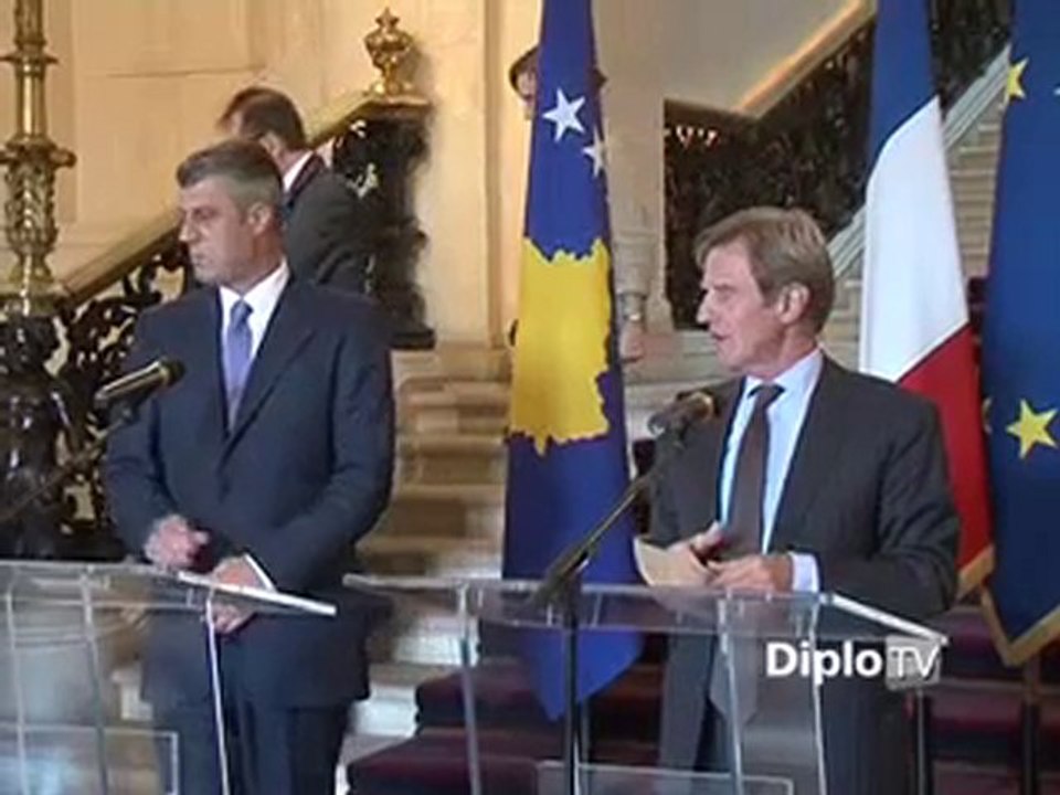 DiploTV - Kouchner reçoit Hashim Thaçi