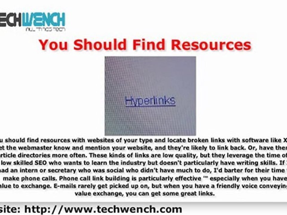 Link Building When Link Building’s Hard