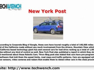 Search Giant Google Testing Autonomous Cars