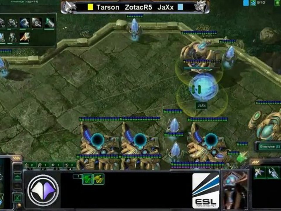 Match Starcraft II : Tarson (T) vs JaXx (P)