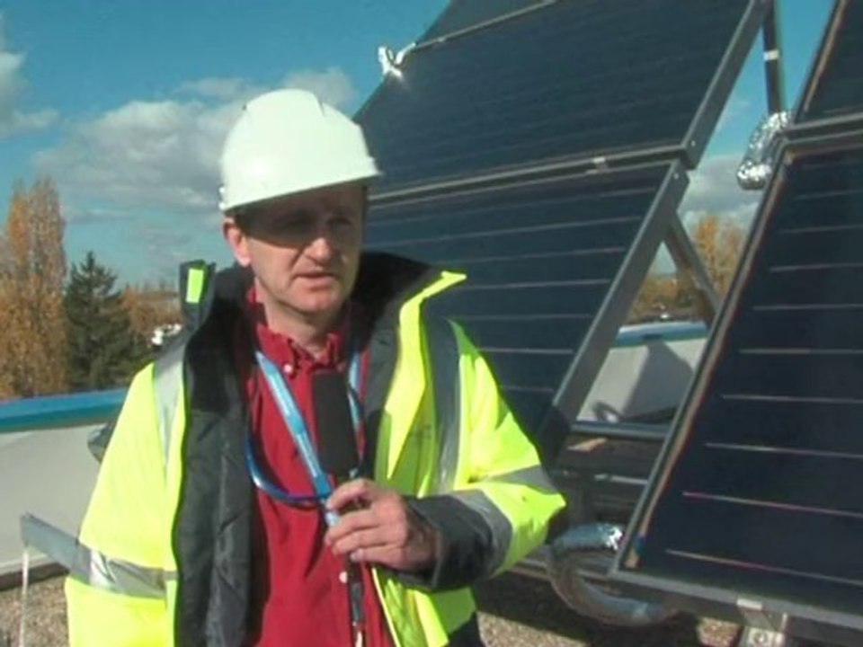 Le projet eau chaude solaire de Sanofi Aventis (Quetigny)
