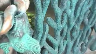Sea Serpent banister in Atlantis, Paradise Island Bahamas