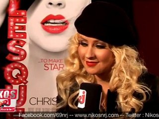 Interview de Christina Aguilera dans le 69 de NRJ (partie 2)