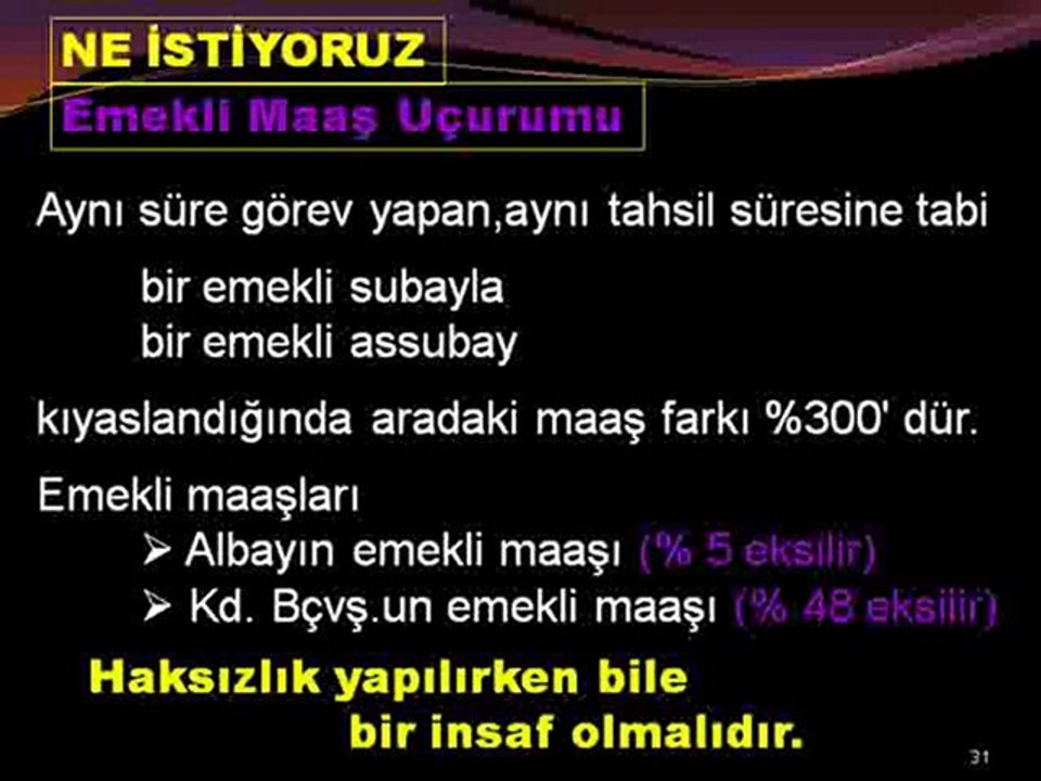 Biz kimiz, Ne istiyoruz......