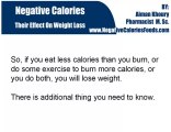 Negative Calories and Weight Loss