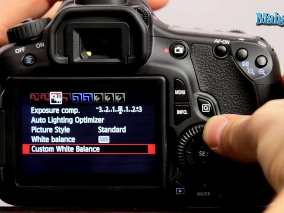 How to Set a Custom White Balance on a Canon 60D