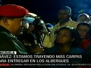 Chávez: estamos trayendo más carpas para entregar en los a