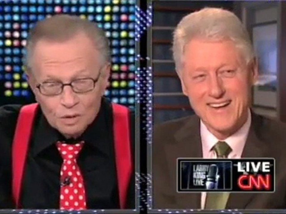 Bill Klinton @ Larry King Show