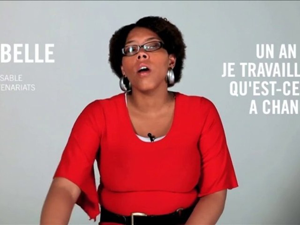 Je travaille depuis un an, qu'est ce qui a changé ? Isabelle