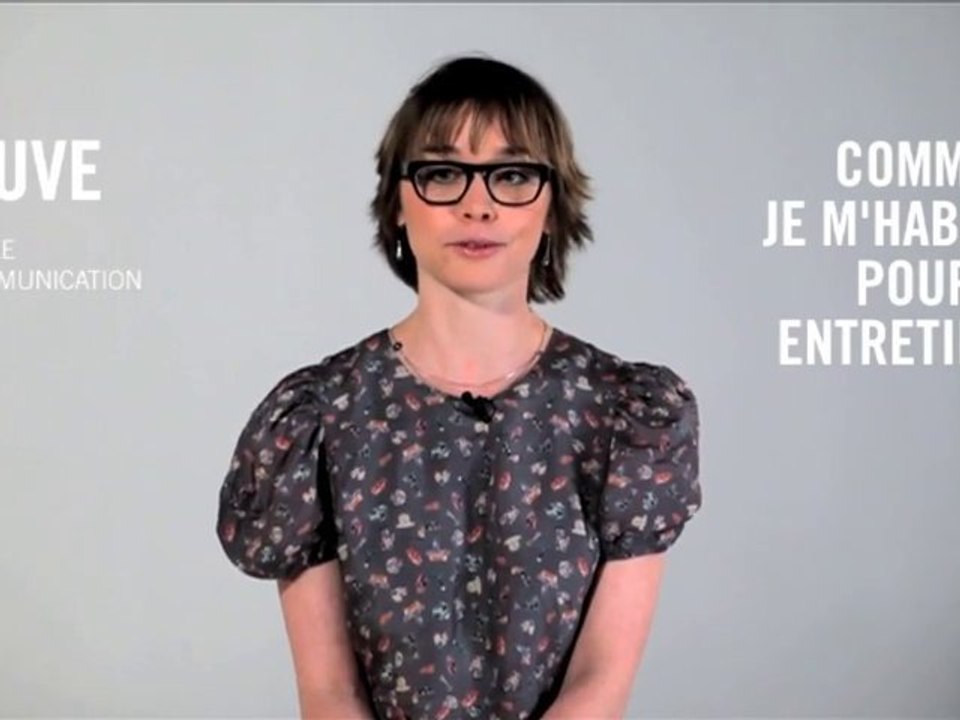 Comment je m'habille pour un entretien ? Mauve, 25 ans