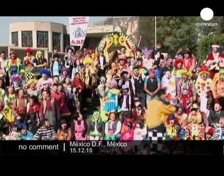 Clown parade in Mexico City - no comment