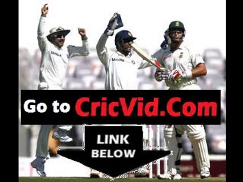 India vs South Africa live streaming 1st Test Day 2 2010