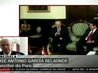 Unasur: canciller peruano apoya candidatura de Alí Rodríguez