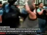 Policía de Puerto Rico reprime a estudiantes universitarios