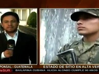 Polémica por estado de sitio en Guatemala y 300 policías removidos