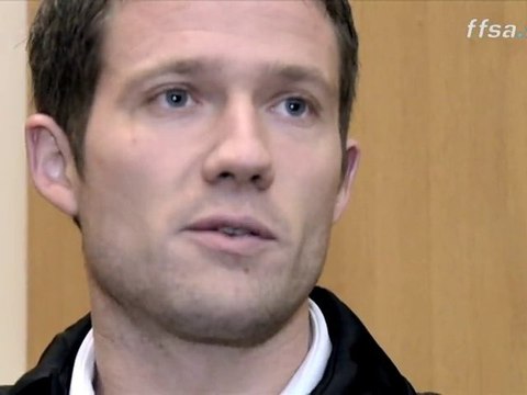 Trophées 2010 du Sport Automobile - Interview Ogier