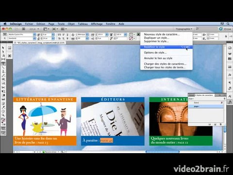 Adobe InDesign CS5 : La gestion des styles de caractère