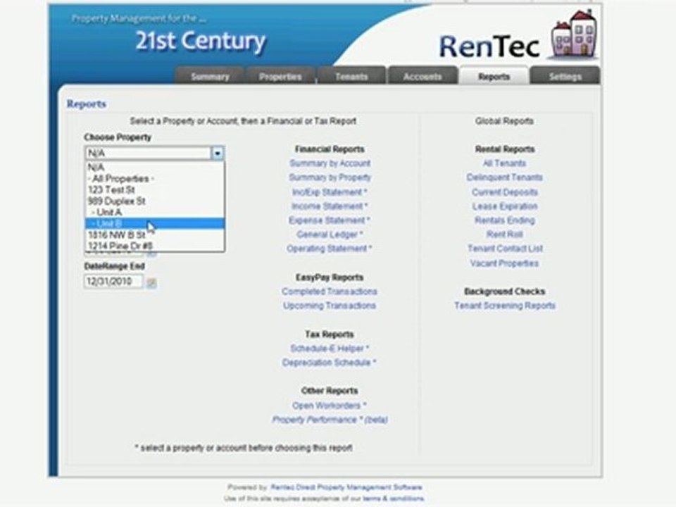 Property Management Software Demo