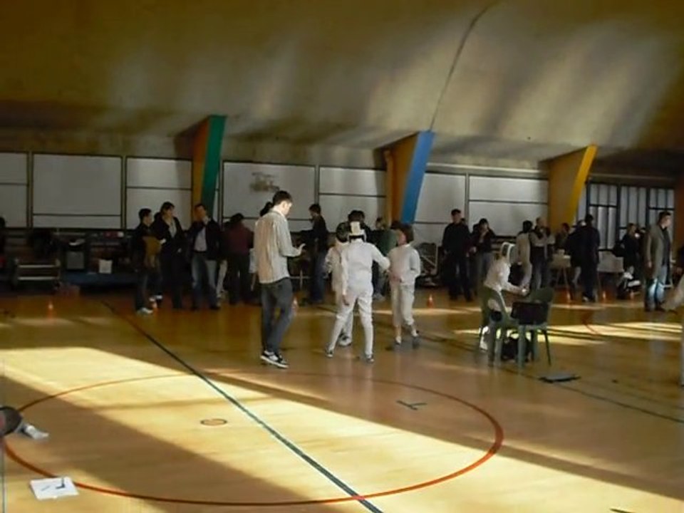 concours d'escrime pour Audric 2011