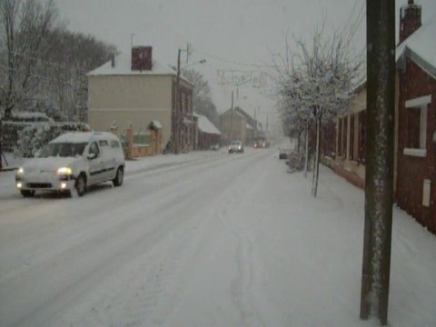 Plateau picard : fortes chutes de neige